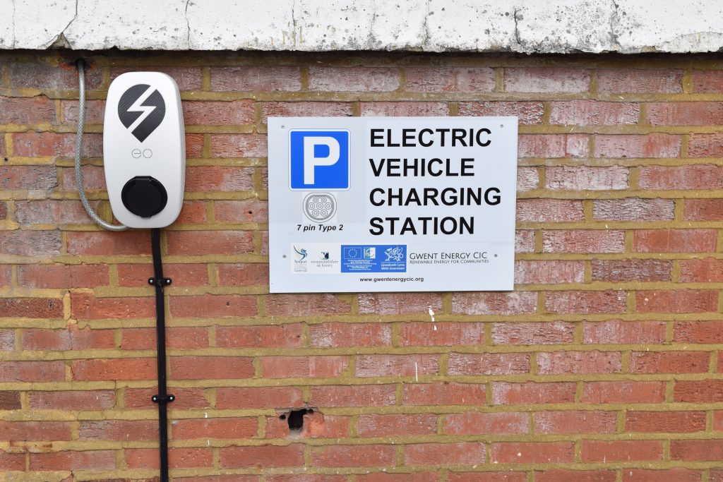 E.V charging point